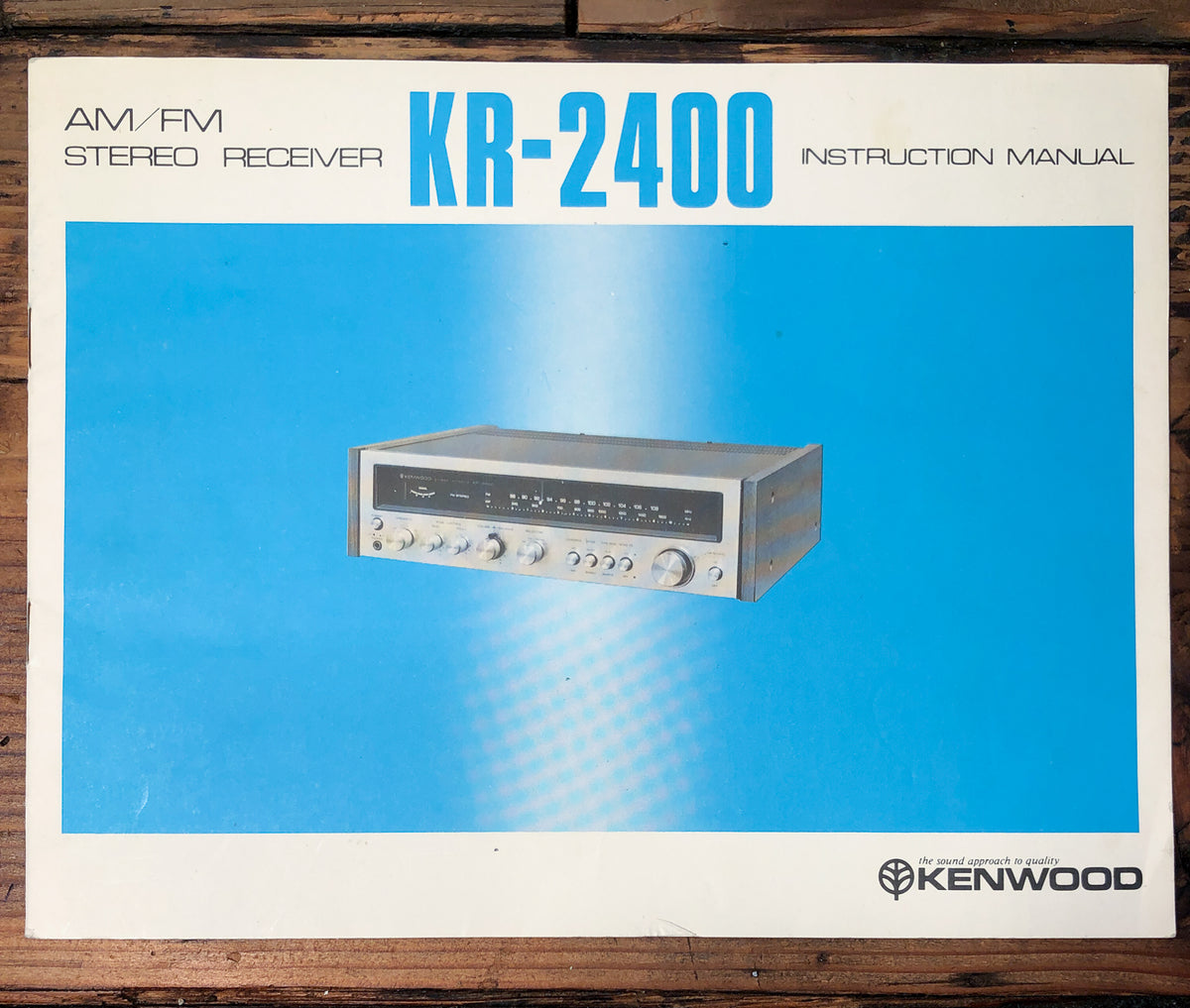 Kenwood KR-2400 Receiver Owners / User Manual *Original*