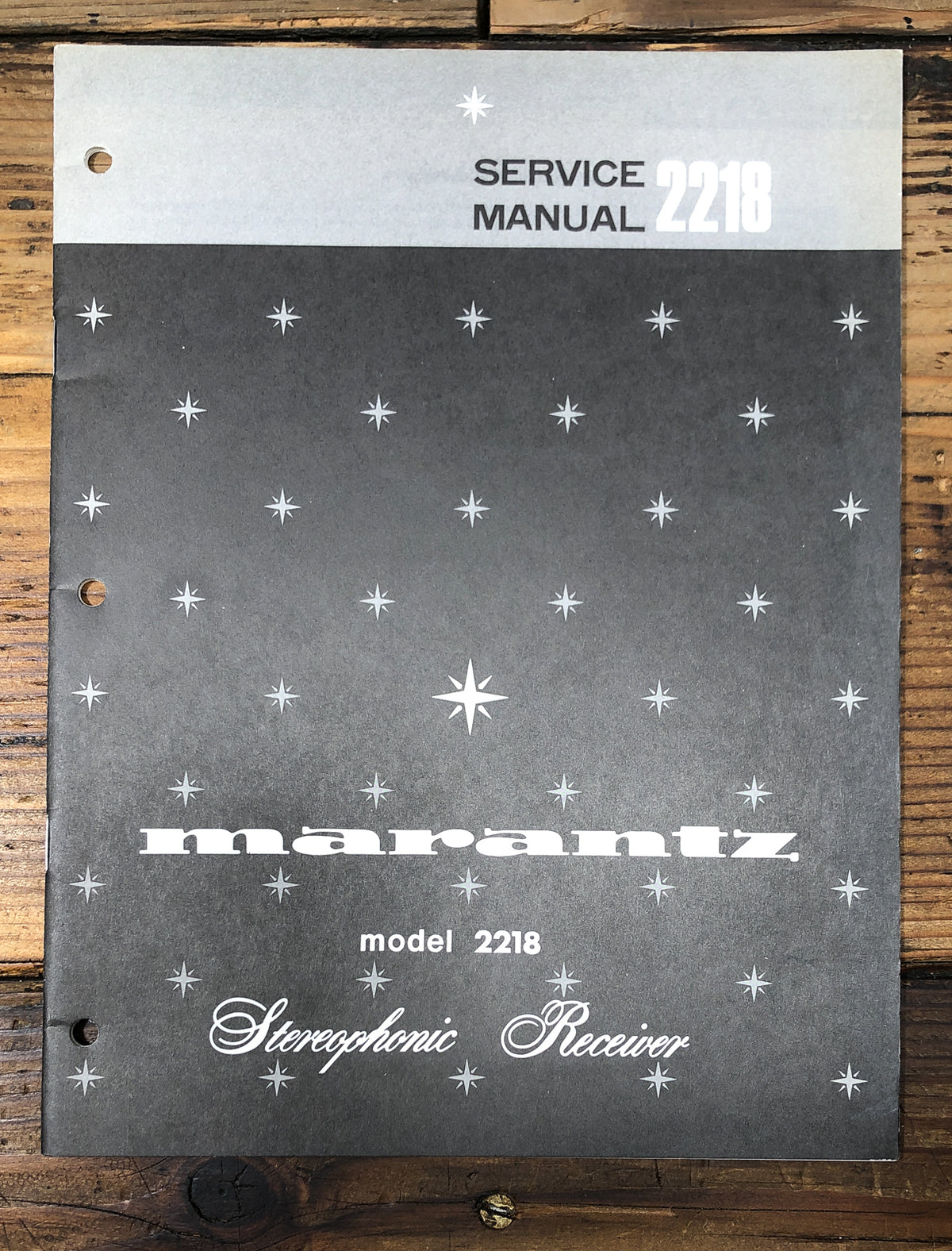 Marantz Model 2218 Receiver Service Manual *Original*
