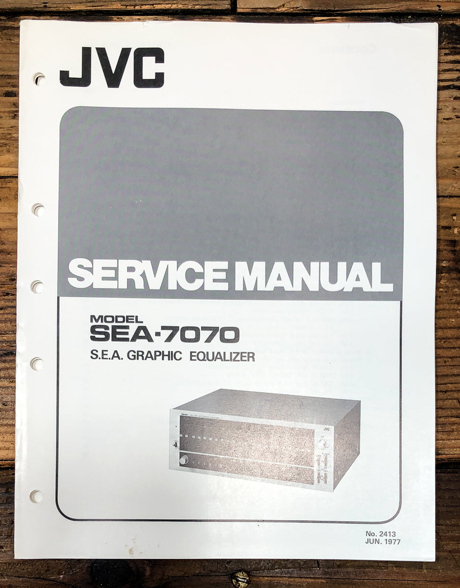 JVC SEA-7070 Graphic Equalizer Service Manual *Original*