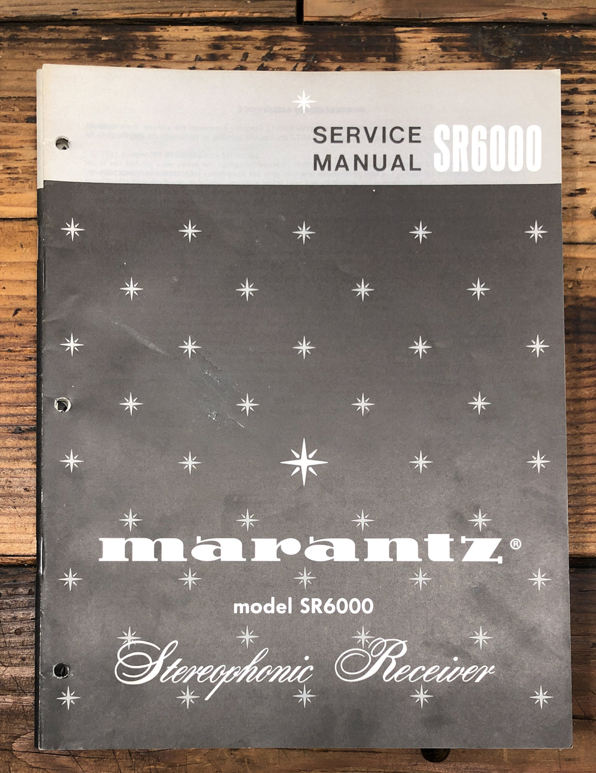 Marantz SR-6000 SR6000 Receiver Service Manual *Original*