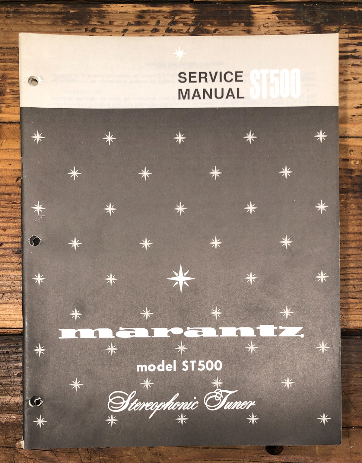 Marantz ST500 ST-500 Tuner Service Manual *Original*