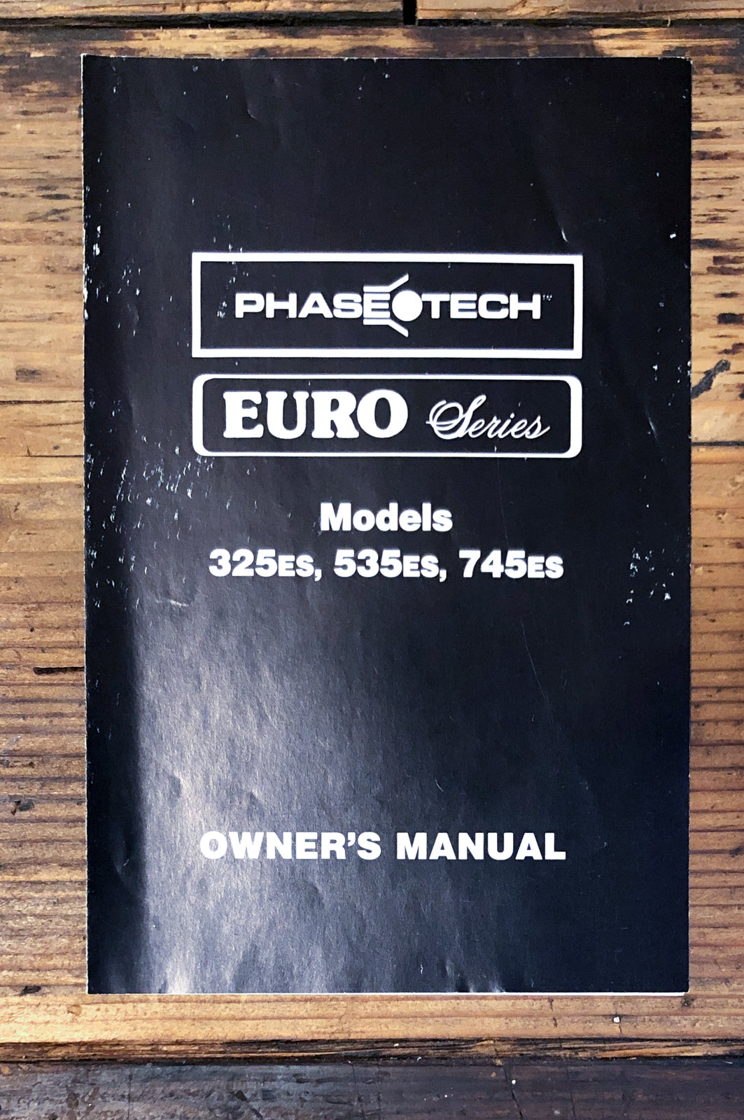 Phase Tech 325es 535es 745es Speaker Owner / User Manual *Original*