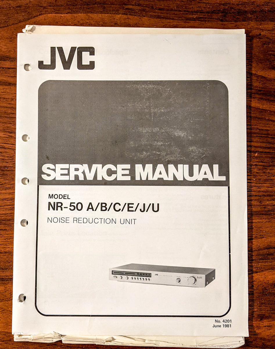 JVC NR-50 Noise Reduction Service Manual *Original*