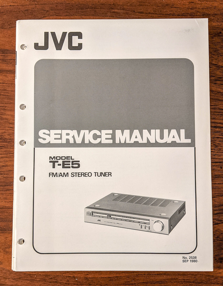 JVC TA-E5 Tuner Service Manual *Original*