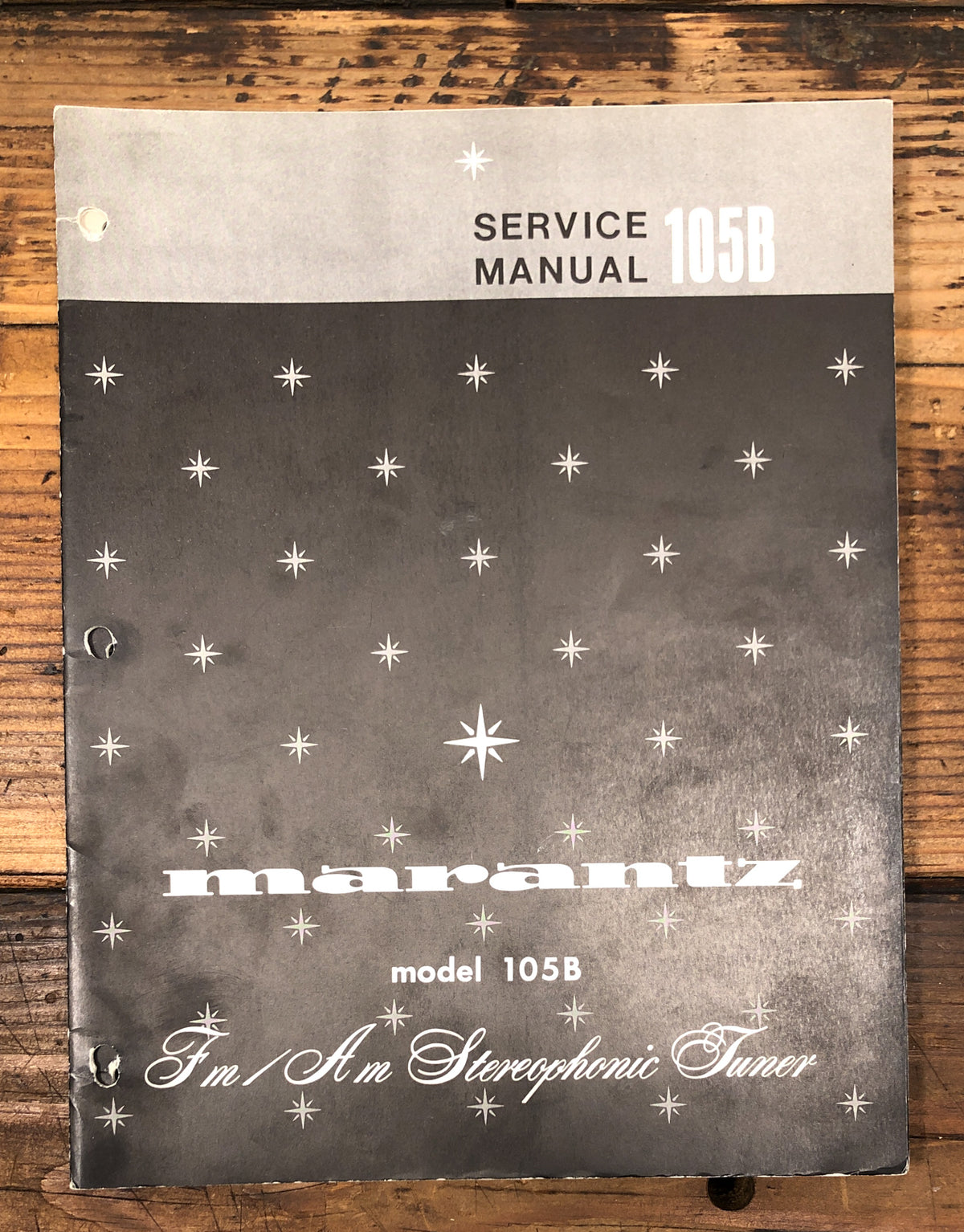 Marantz Model 105B Tuner Service Manual *Original*