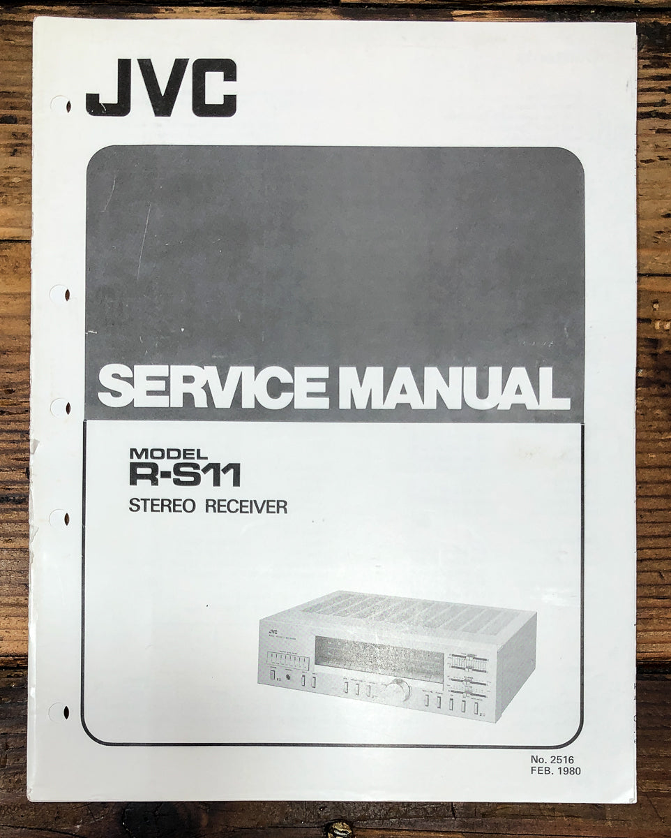 JVC R-S11 Receiver Service Manual *Original*
