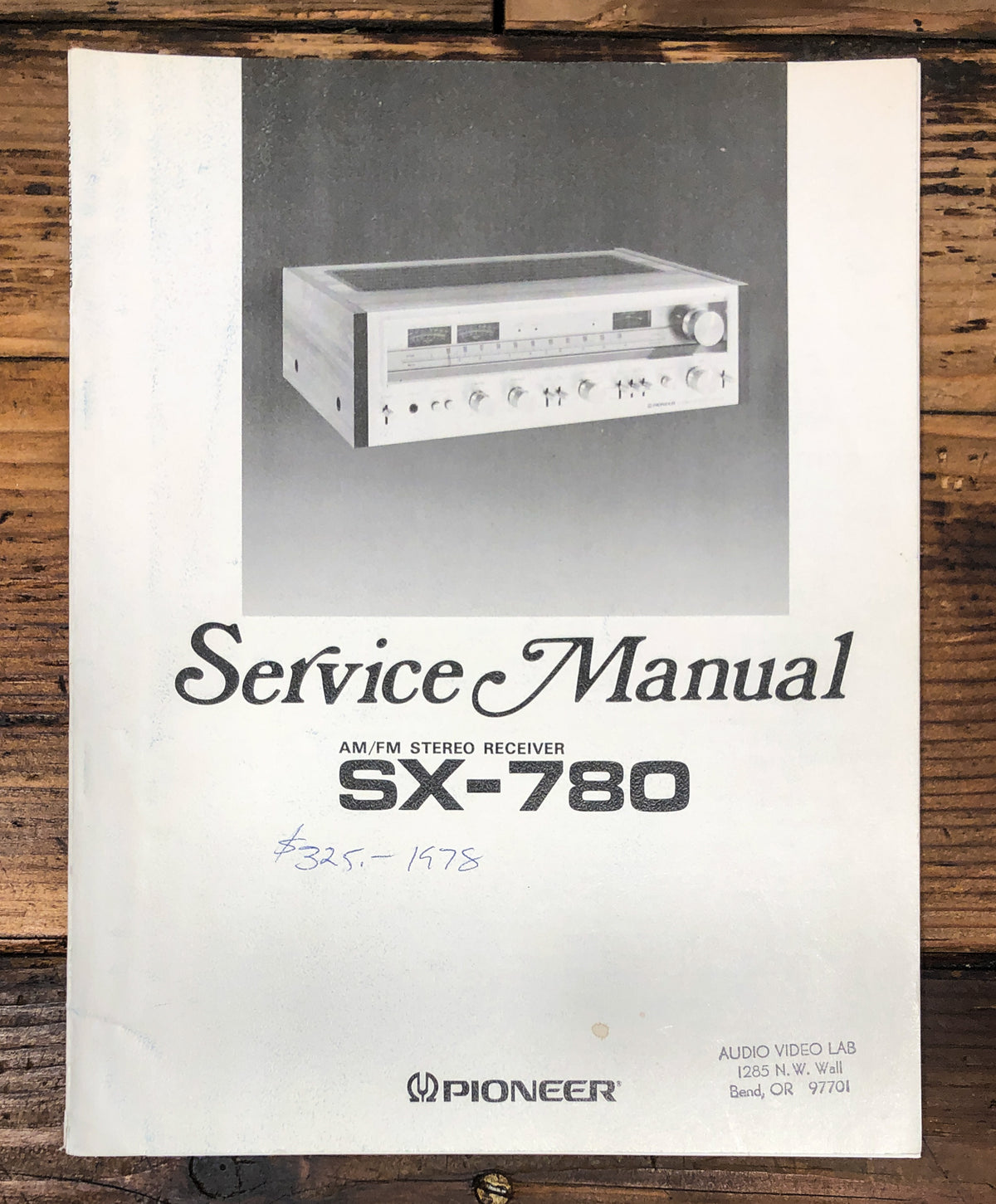 Pioneer SX-780 Receiver Service Manual *Original*