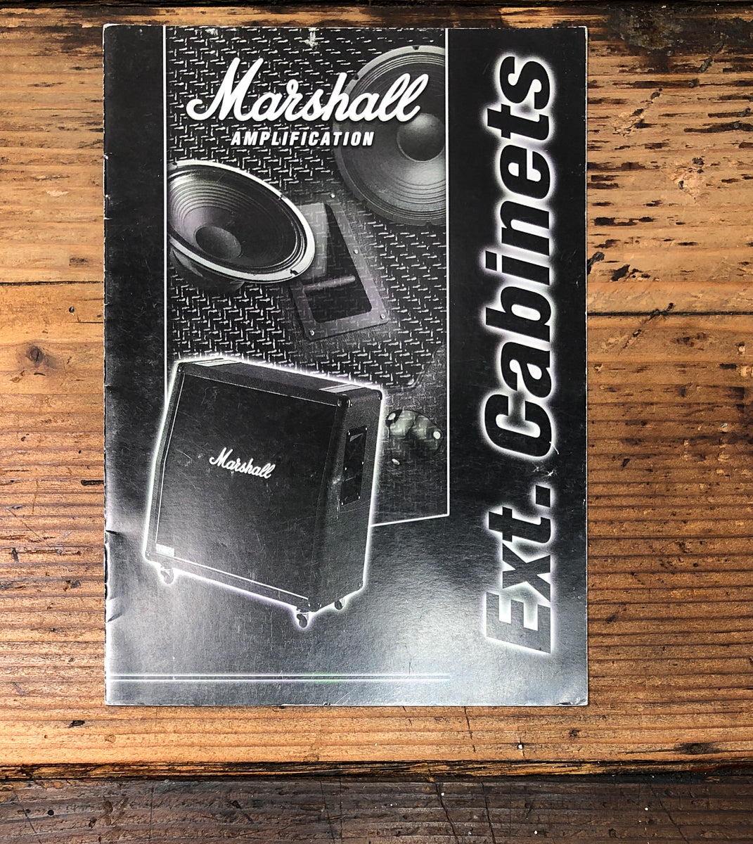 Marshall Amplification Ext. Cabinets Speaker Owners / User Manual *Original*