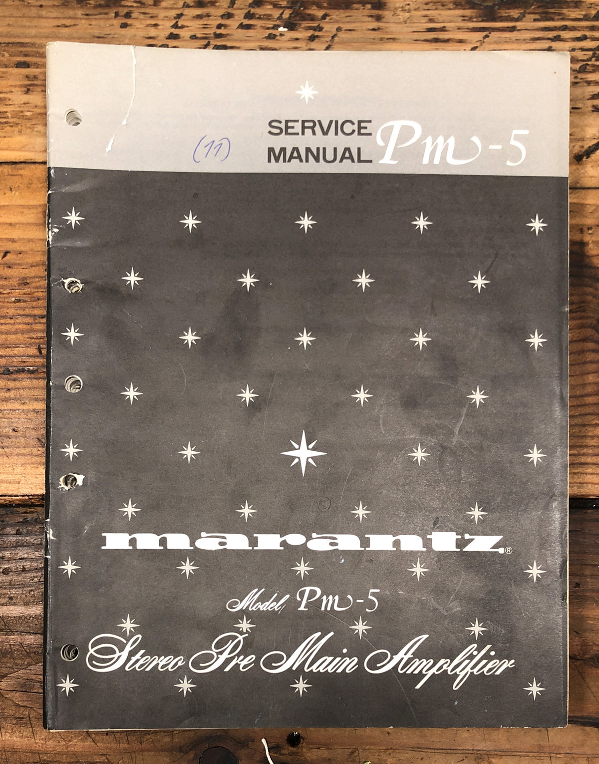 Marantz PM-5 Preamp / Preamplifier Service Manual *Original*