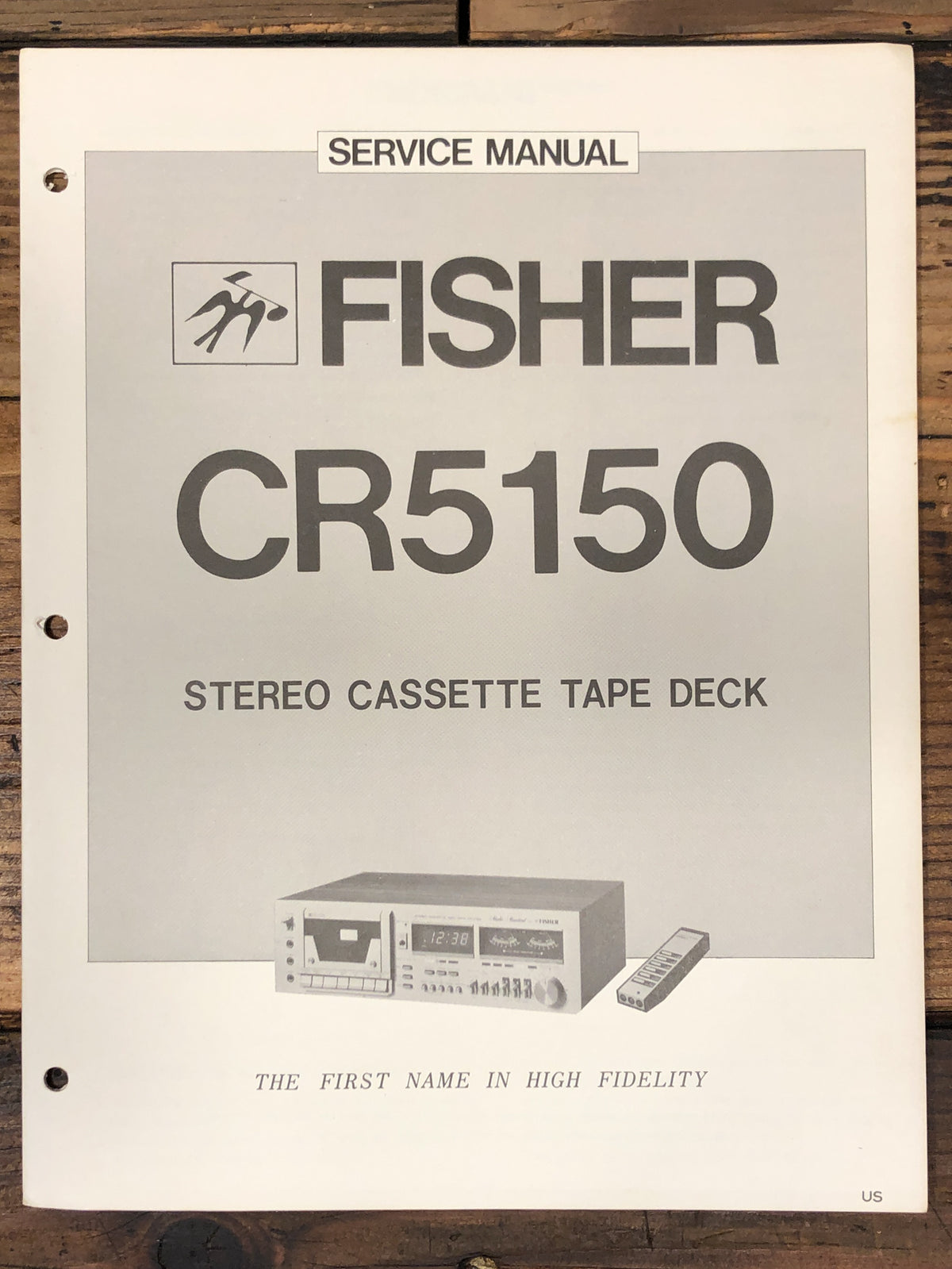 Fisher CR-5150 Cassette Service Manual *Original*