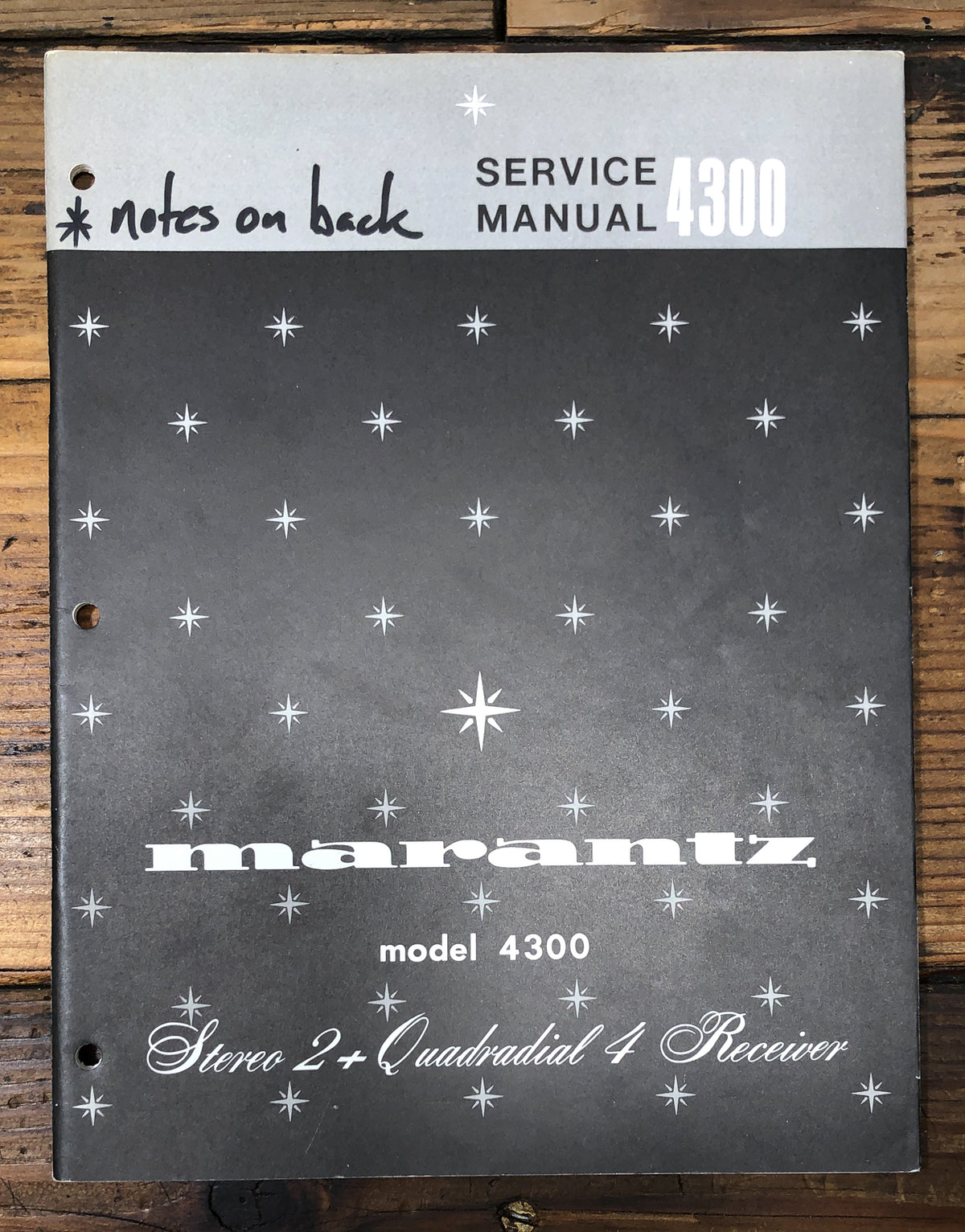 Marantz Model4300 Receiver Service Manual *Original*