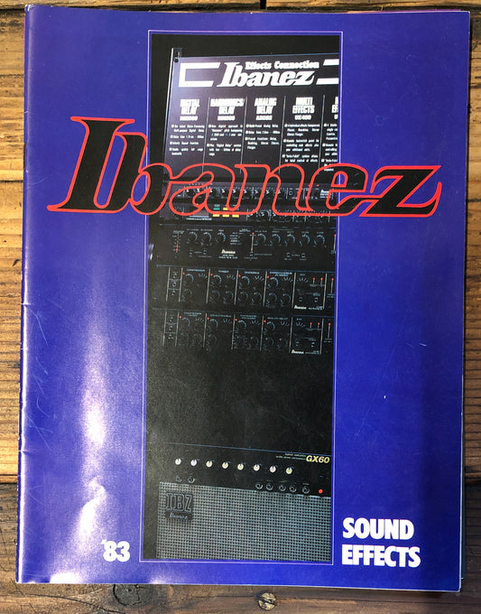 Ibanez PT9 FL9 CS9 TS9 CP9 PQ9++ Processors  1983 19pg Dealer Brochure *Orig*