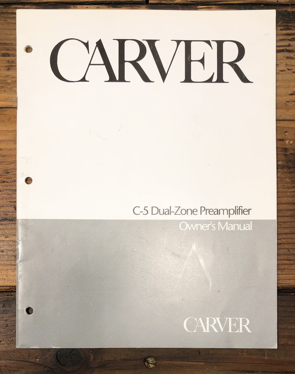 Pioneer C-5 Preamp / Preamplifier Owners / User Manual *Original*