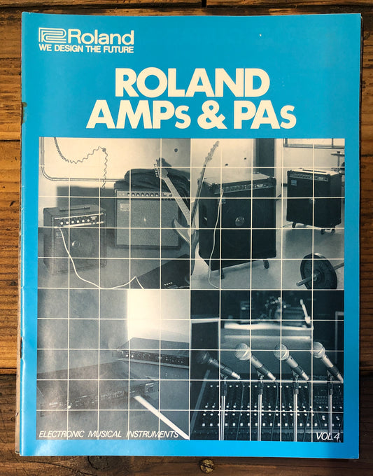 Roland Amps & PA Vol. 4  JC-160 Spirit Cube Bolt SDE- 26pg Dealer Cat. *Orig*