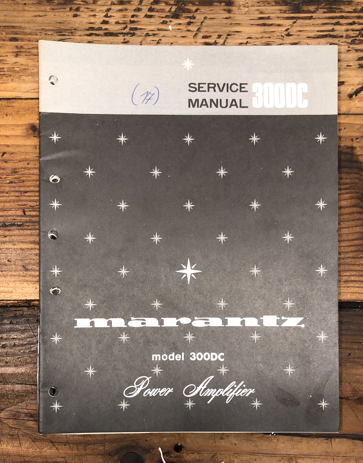 Marantz Model 300DC Amplifier Service Manual *Original*