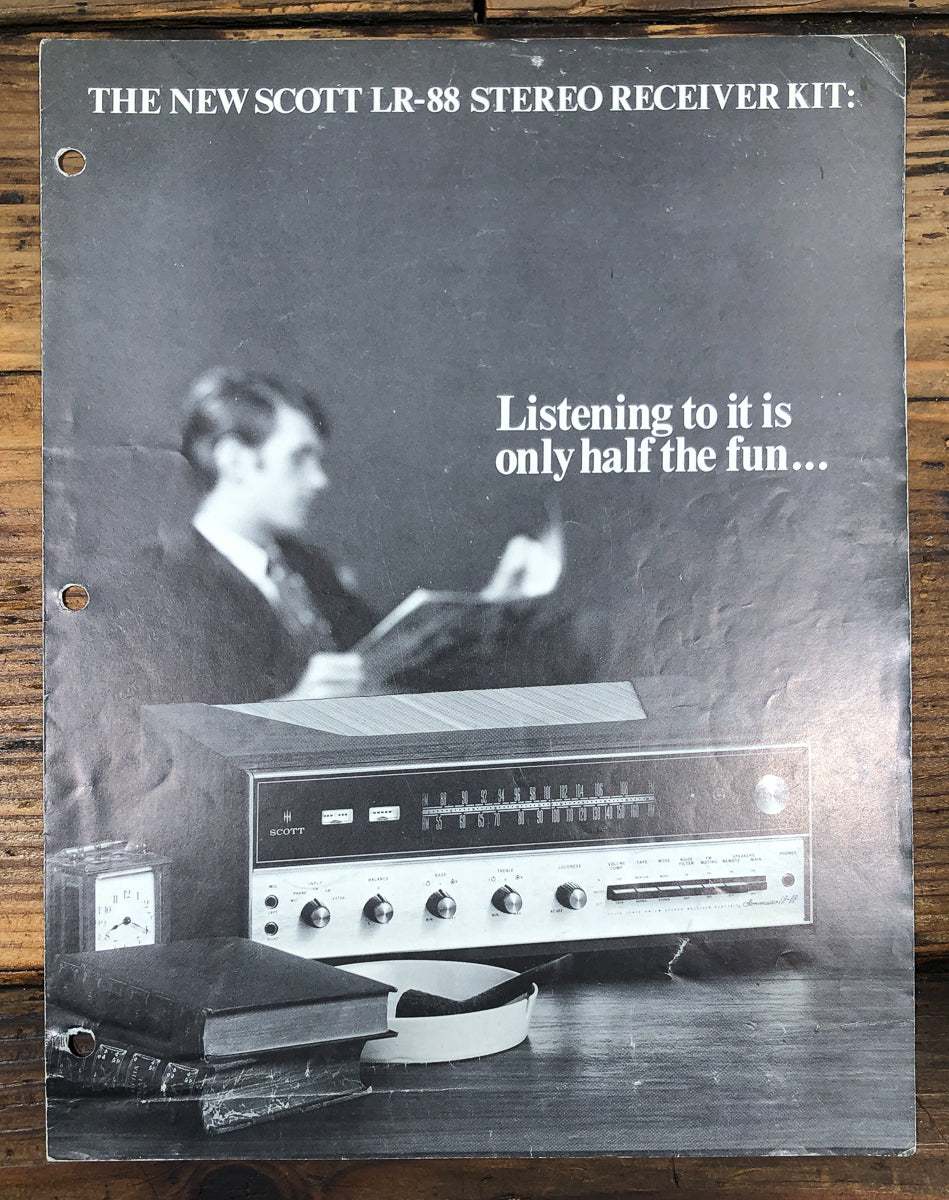 Scott LR-88 Receiver Dealer Brochure *Original*