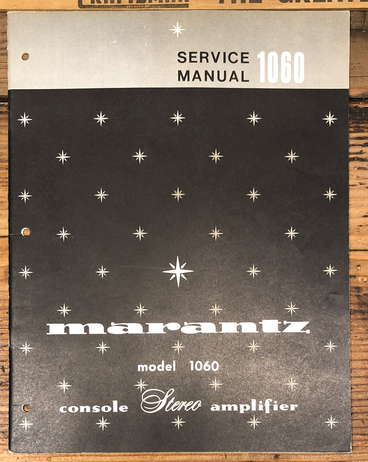 Marantz Model 1060 Amplifier Service Manual *Original*