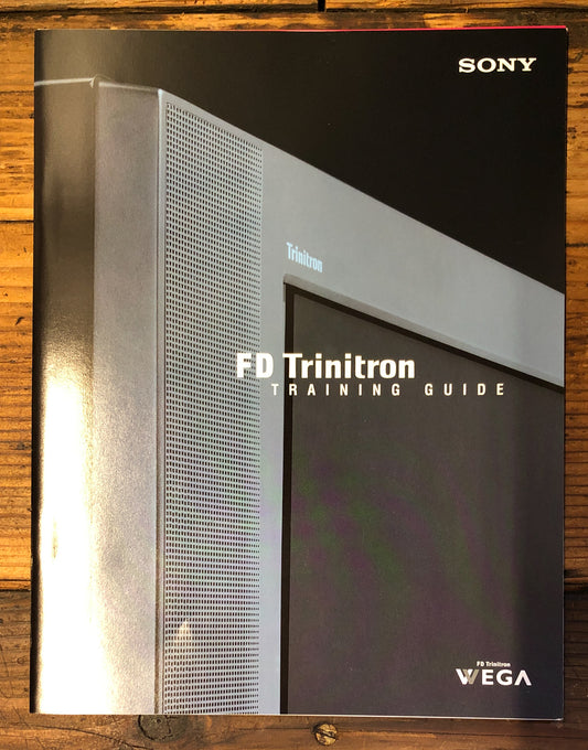 Sony WEGA FD Trinitron  24pg Training Guide  *Original*