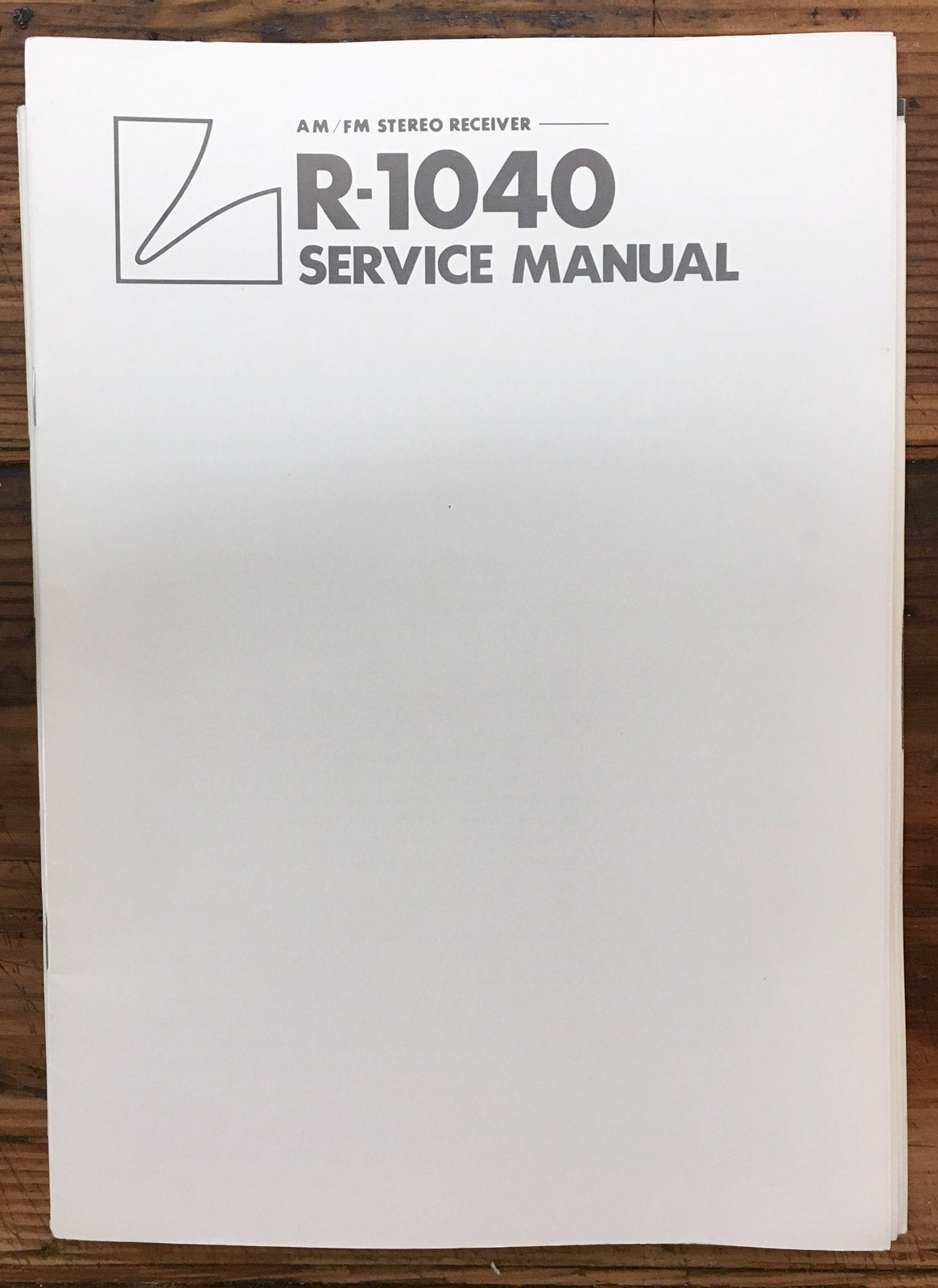 Luxman R-1040 Receiver Service Manual *Original*