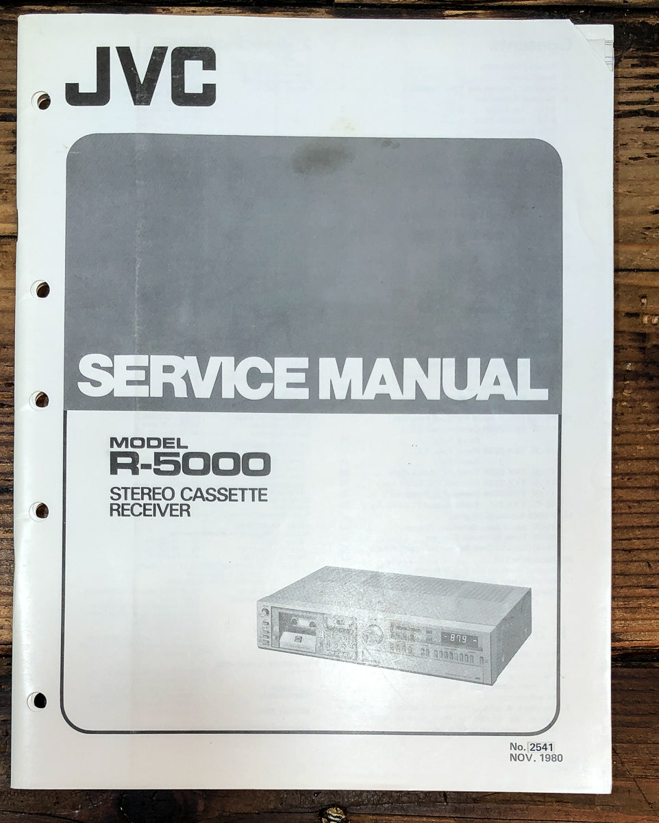 JVC R-5000 Receiver Service Manual *Original*