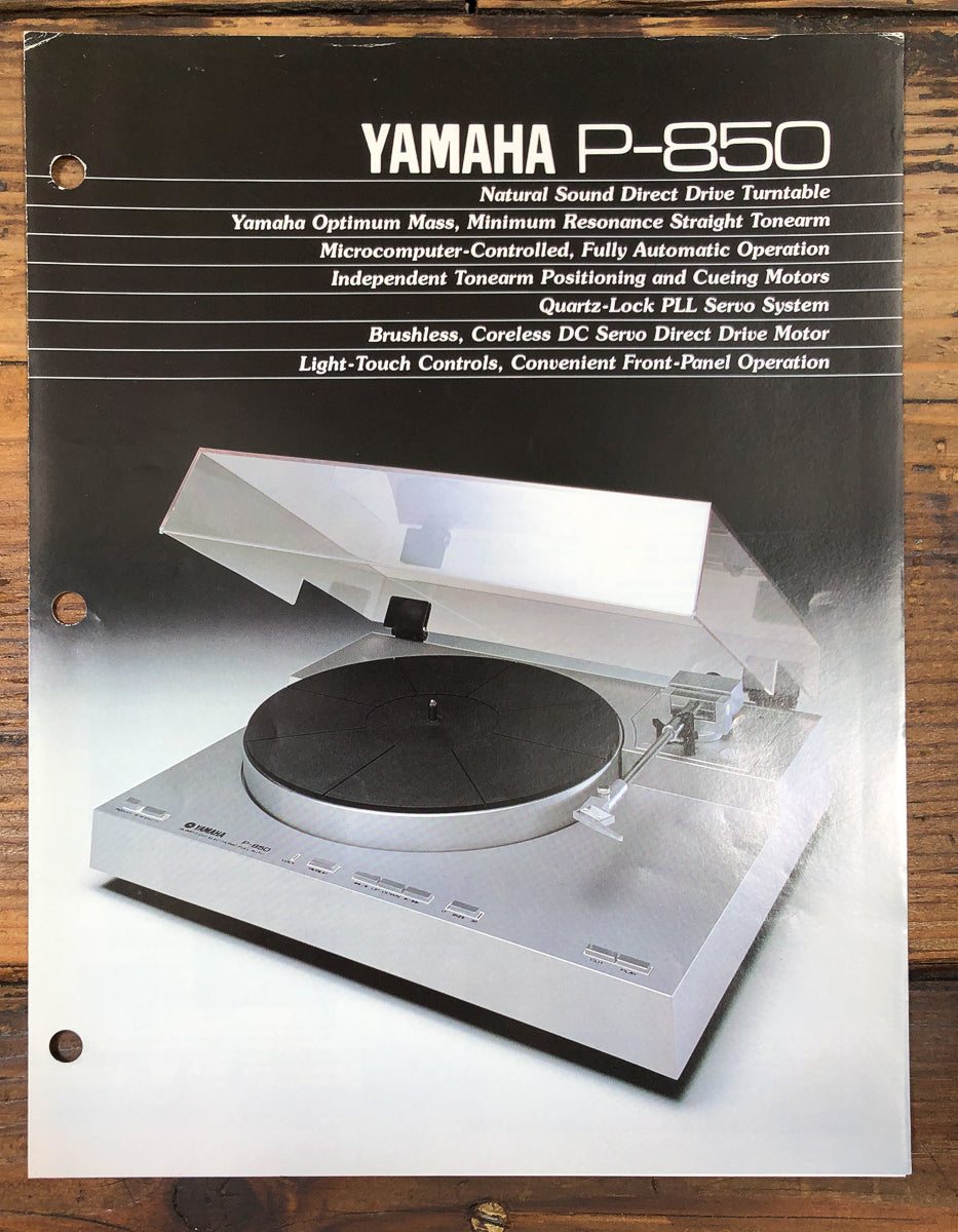Yamaha PX-850 Record Player / Turntable Dealer Brochure Brochure *Original*