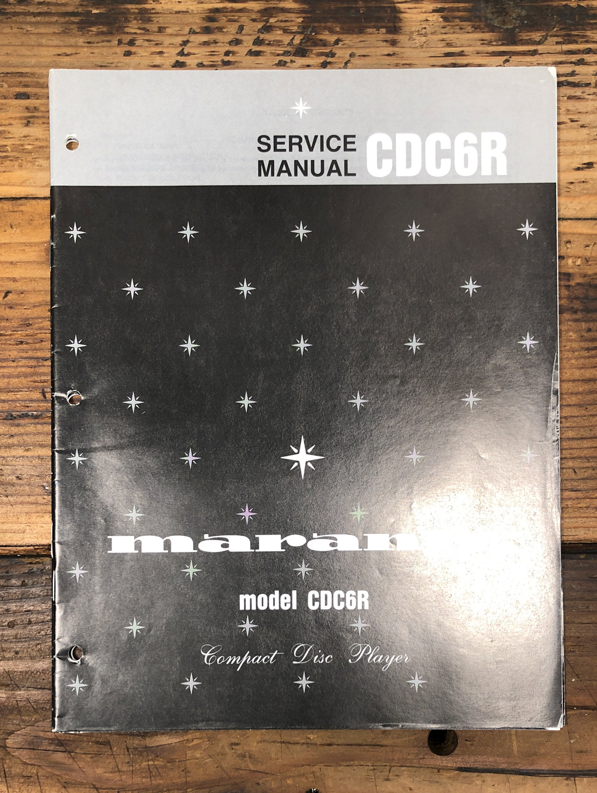Marantz CDC6R CDC-6R CD Player Service Manual *Original*