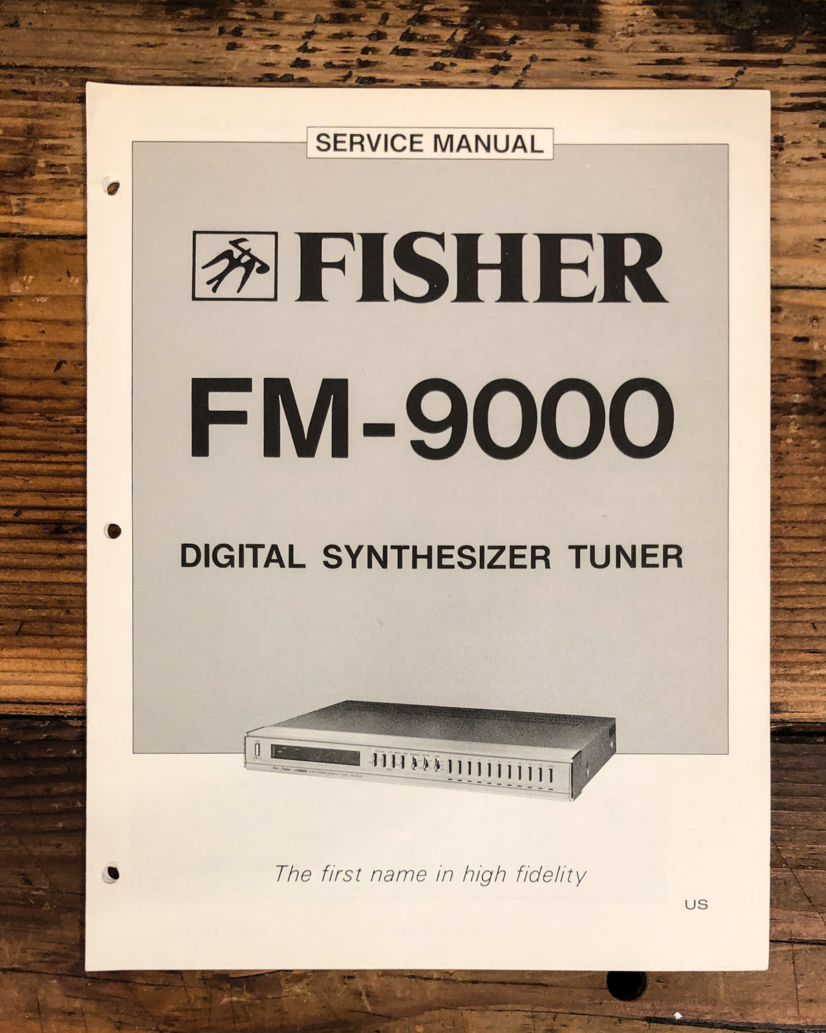 Fisher FM-9000 Tuner Service Manual *Original*