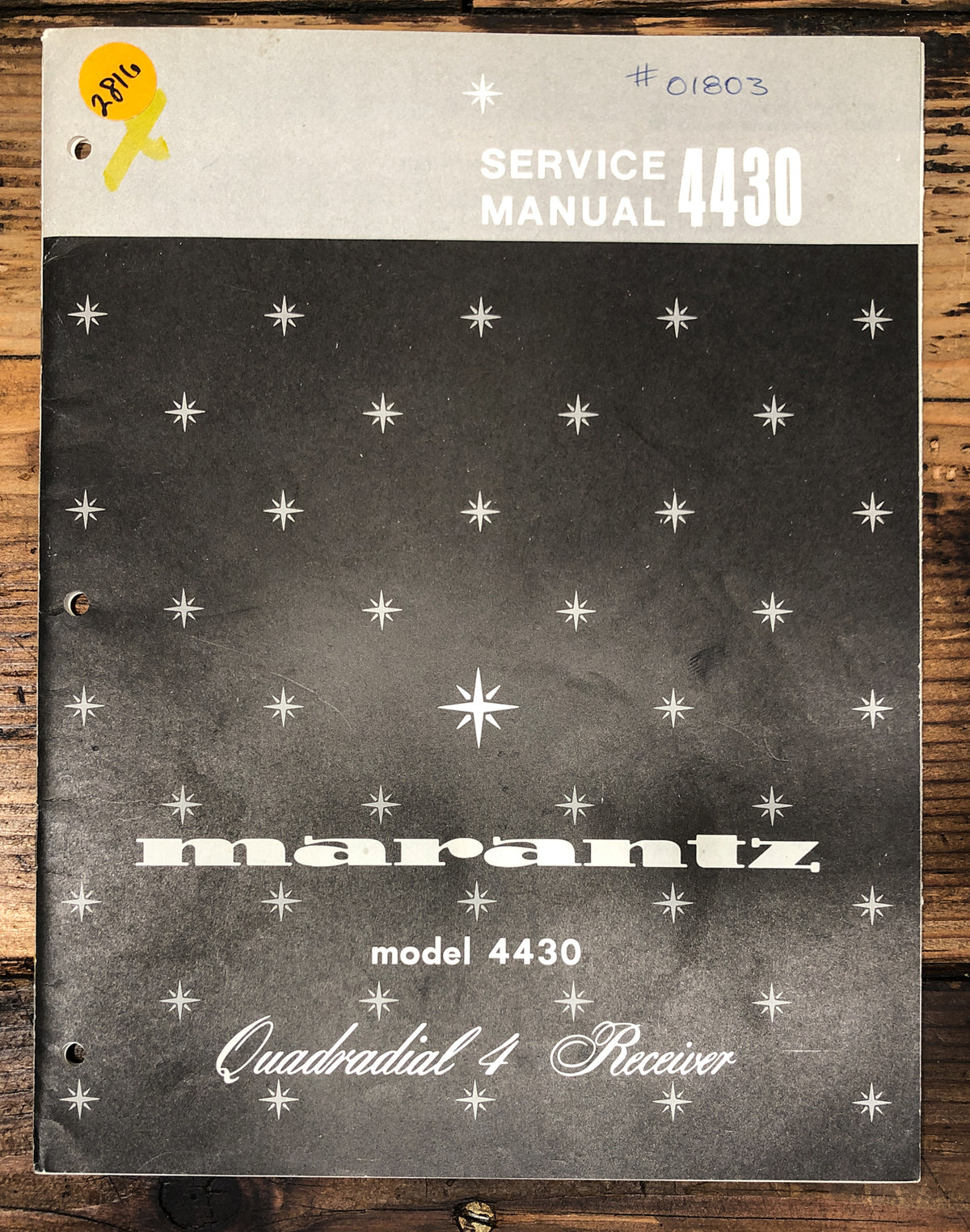 Pioneer Model 4430 Receiver Service Manual *Original*