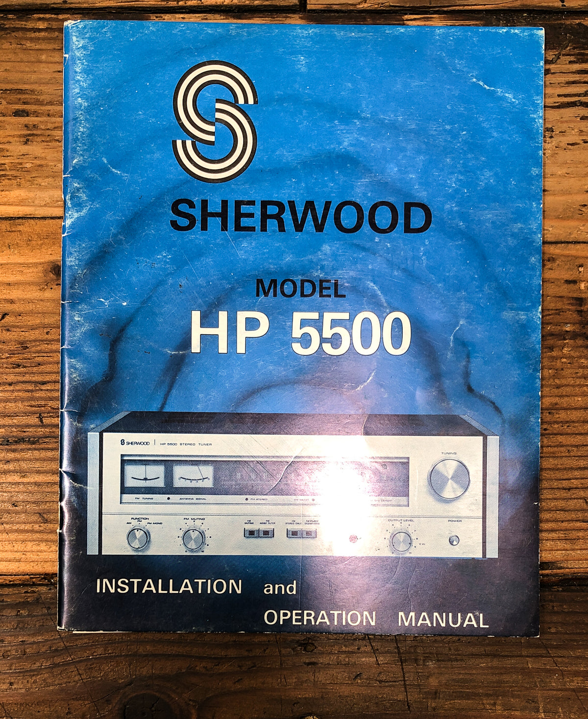 Sherwood HP-5500 HP5500 Tuner Owners / User Manual *Original*