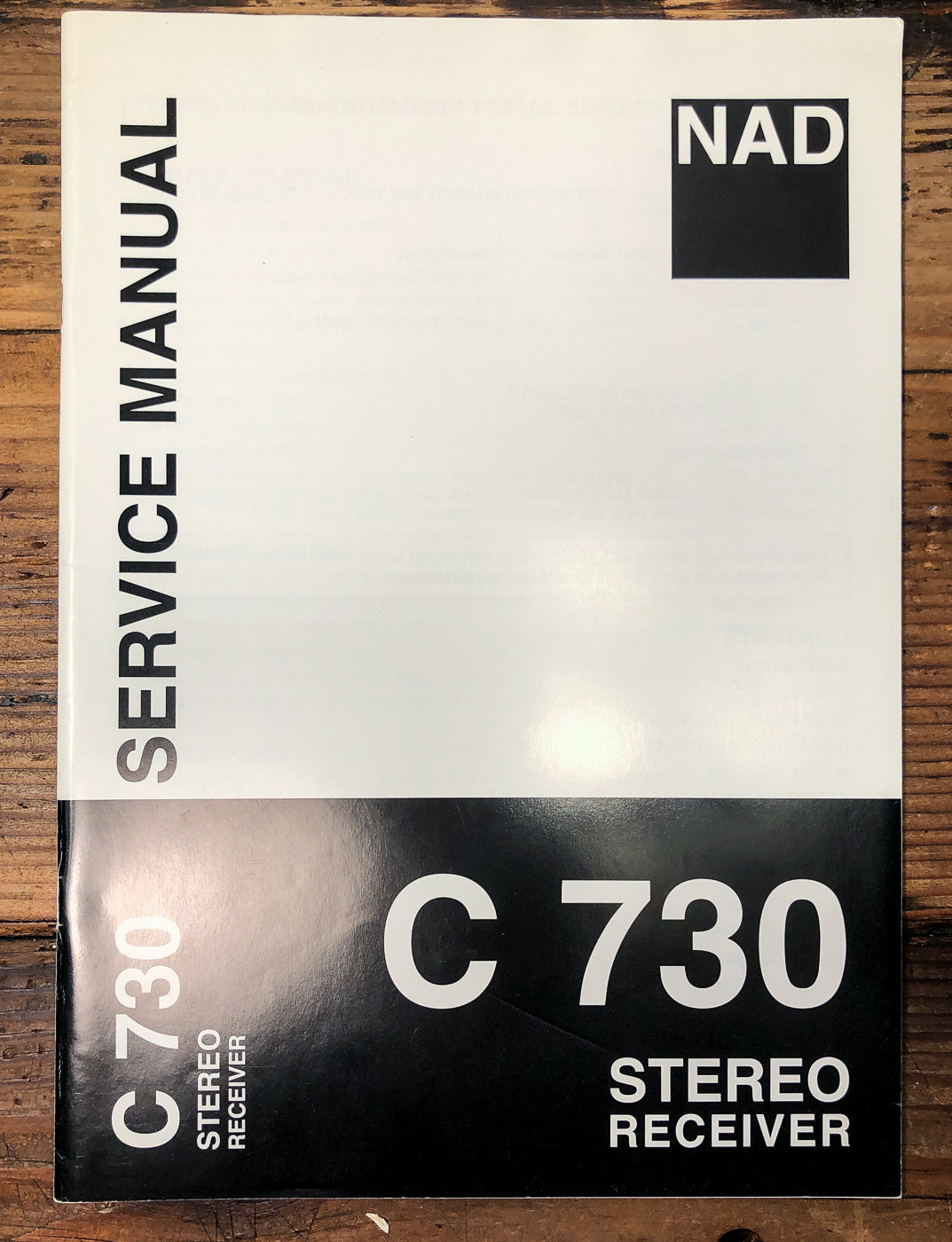 NAD C 730 C-730 Receiver Service Manual *Original*