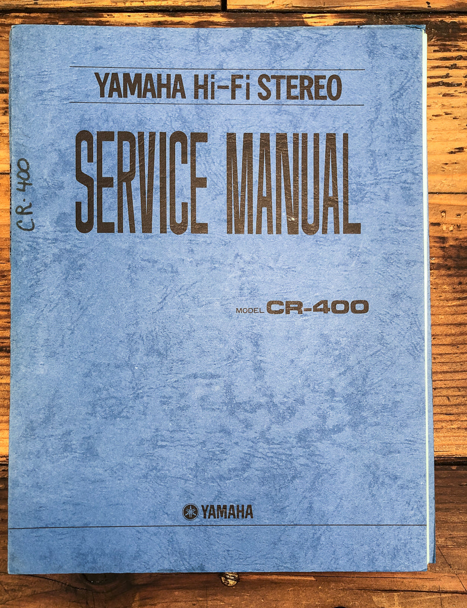 Yamaha CR-400 Receiver Service Manual & Parts List *Original*