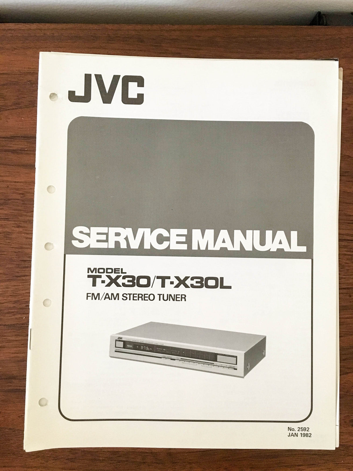 JVC T-X30 T-X30L Tuner Service Manual *Original*