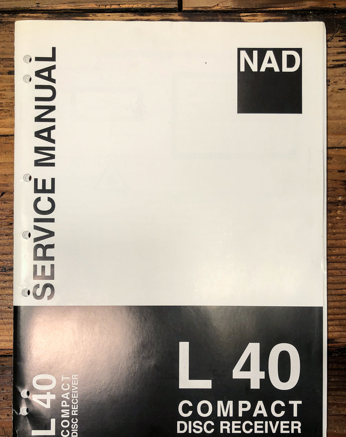 NAD L 40 L-40 CD Receiver Service Manual *Original*