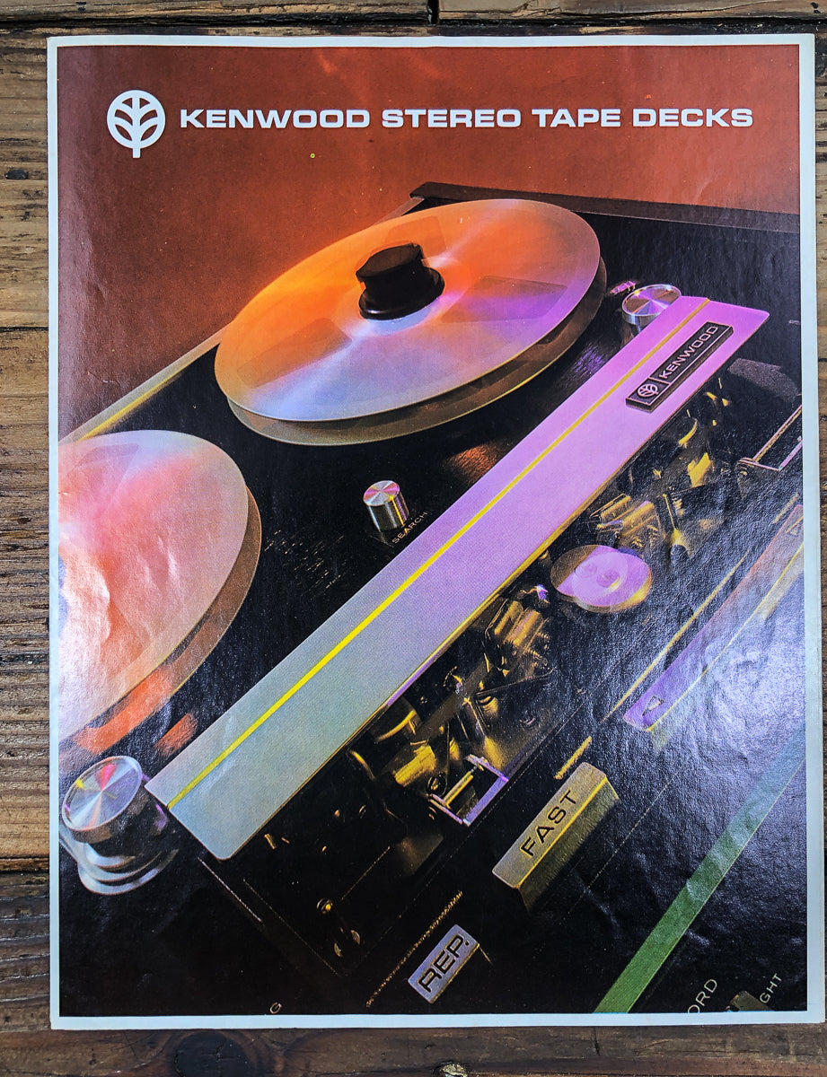 Kenwood KW-8077 KW-5066 KW-4066 Reel to Reel Dealer Brochure *Original*