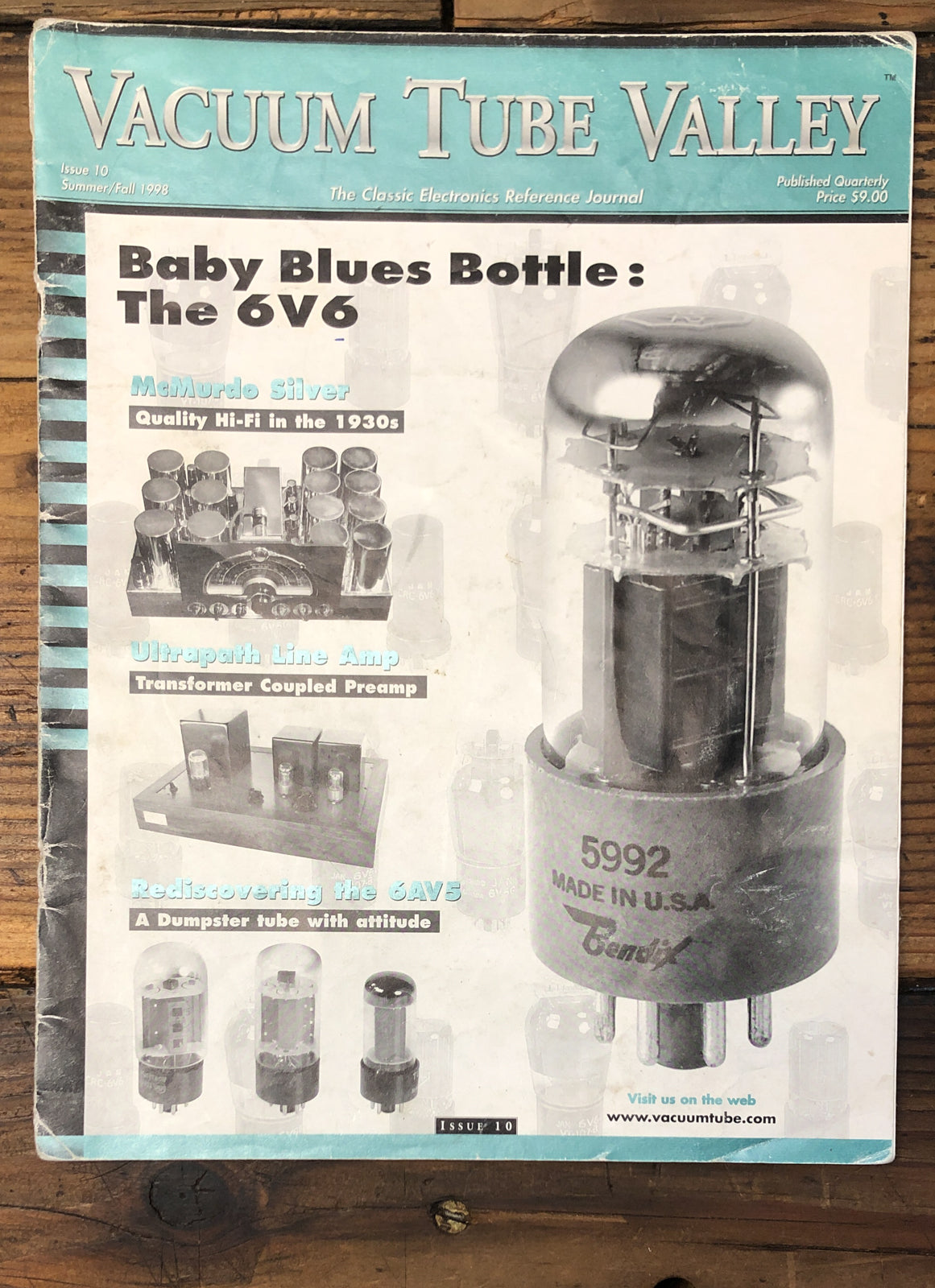 Vacuum Tube Valley Magazine Issue 10 6V6 1930s HiFi 6AV5 *Original*
