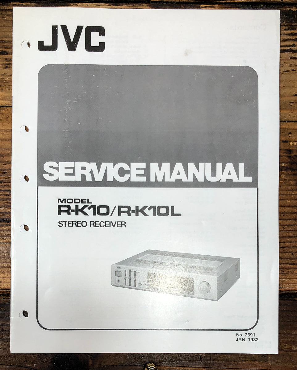 JVC R-K10 R-K10L Receiver Service Manual *Original*