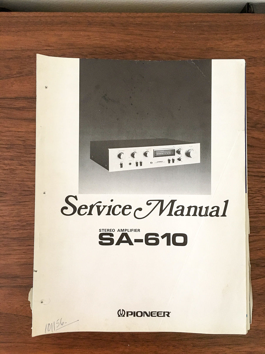 PIONEER SA-8800 STEREO AMPLIFIER SERVICE MANUAL