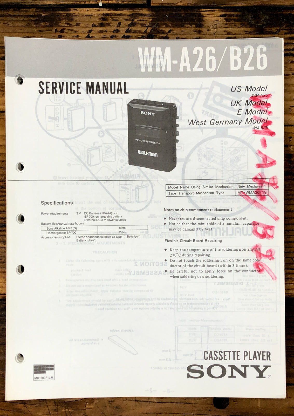 Radio Cassette Service Manual *Original* – Vintage Audio Store ...