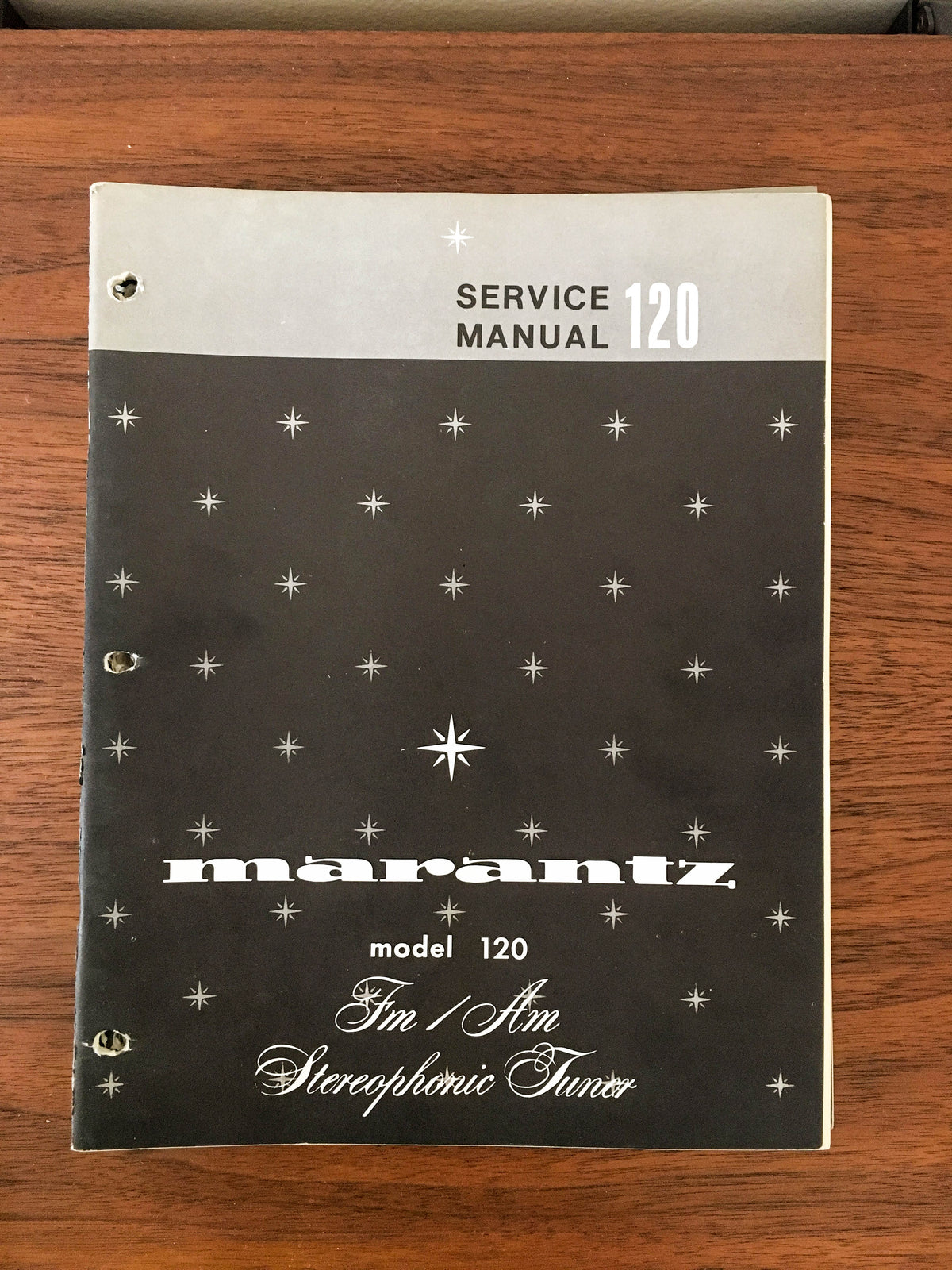 Marantz Model 120 Tuner Service Manual *Original*