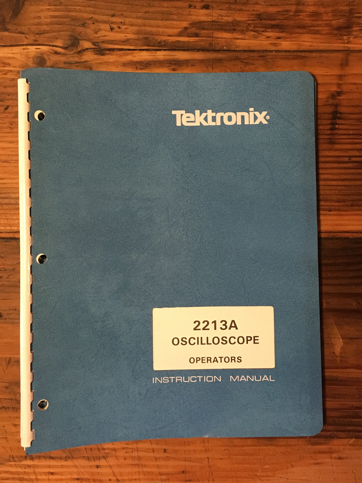 Tektronix Model 2213A / 2213 A Oscilloscope User / Owners Manual *Original*