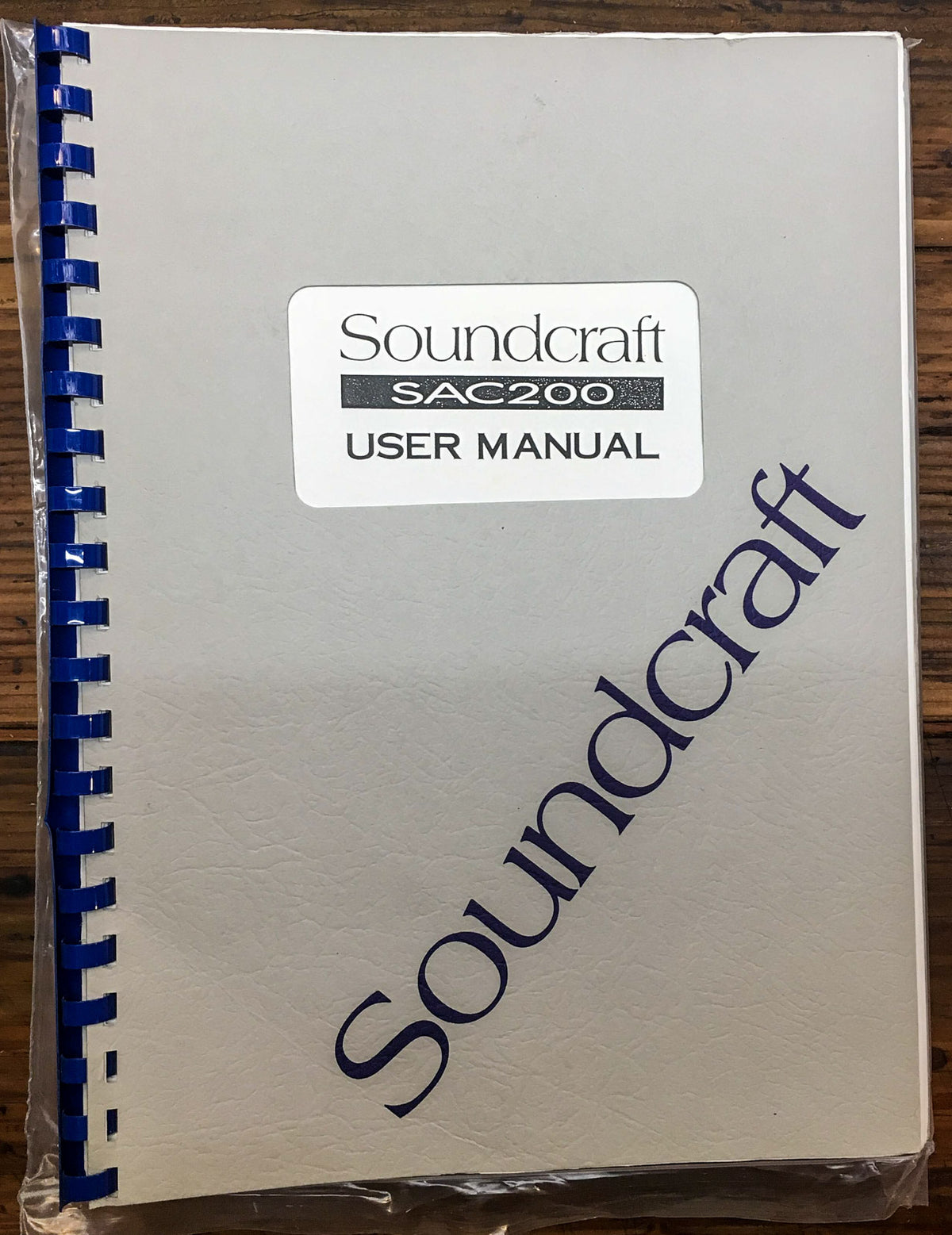 Soundcraft SAC200 Audio Mixer User Manual *Original*
