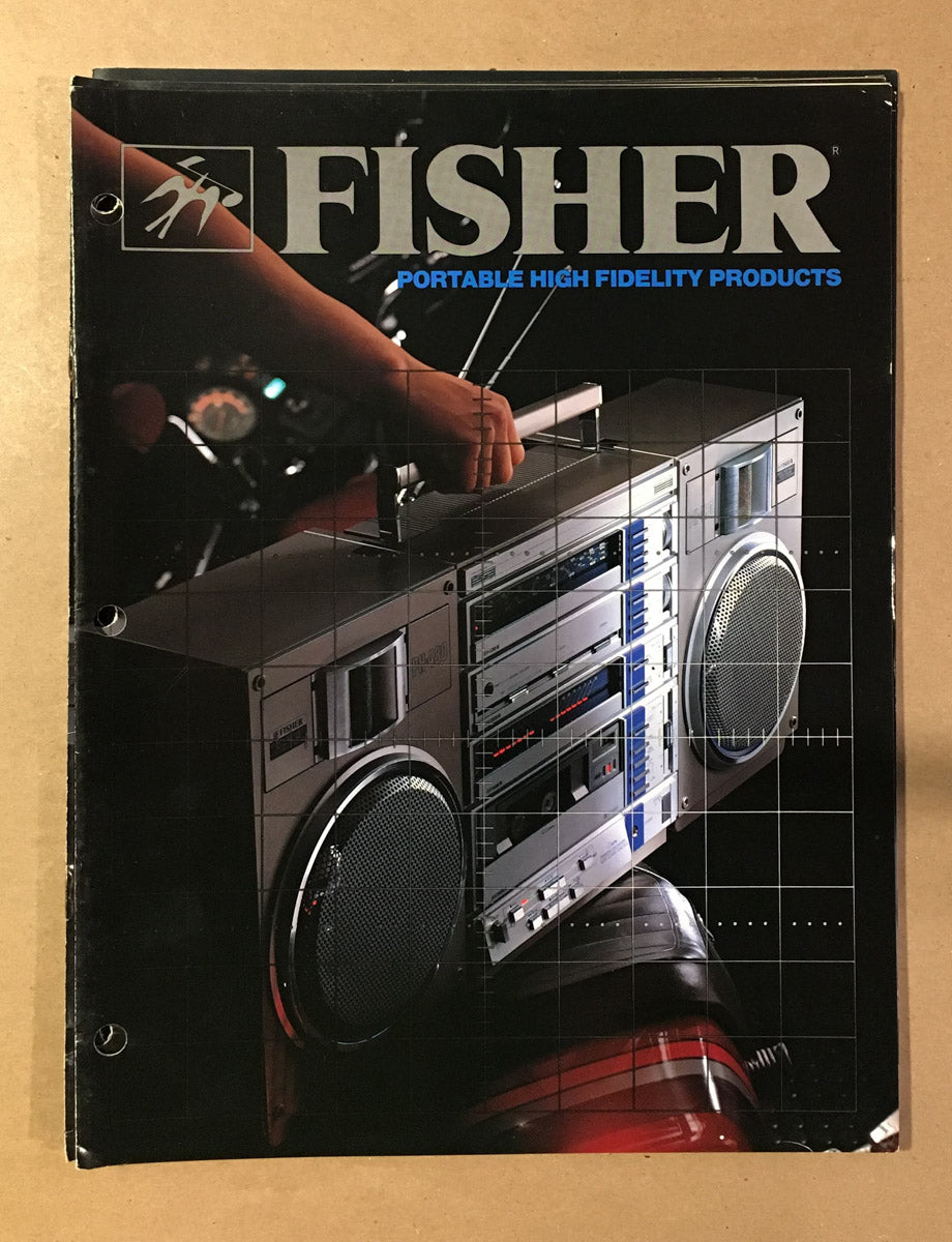 Fisher 1981 HT-800 / HT800 Hifi TV Brochure 3 pg *Orig*