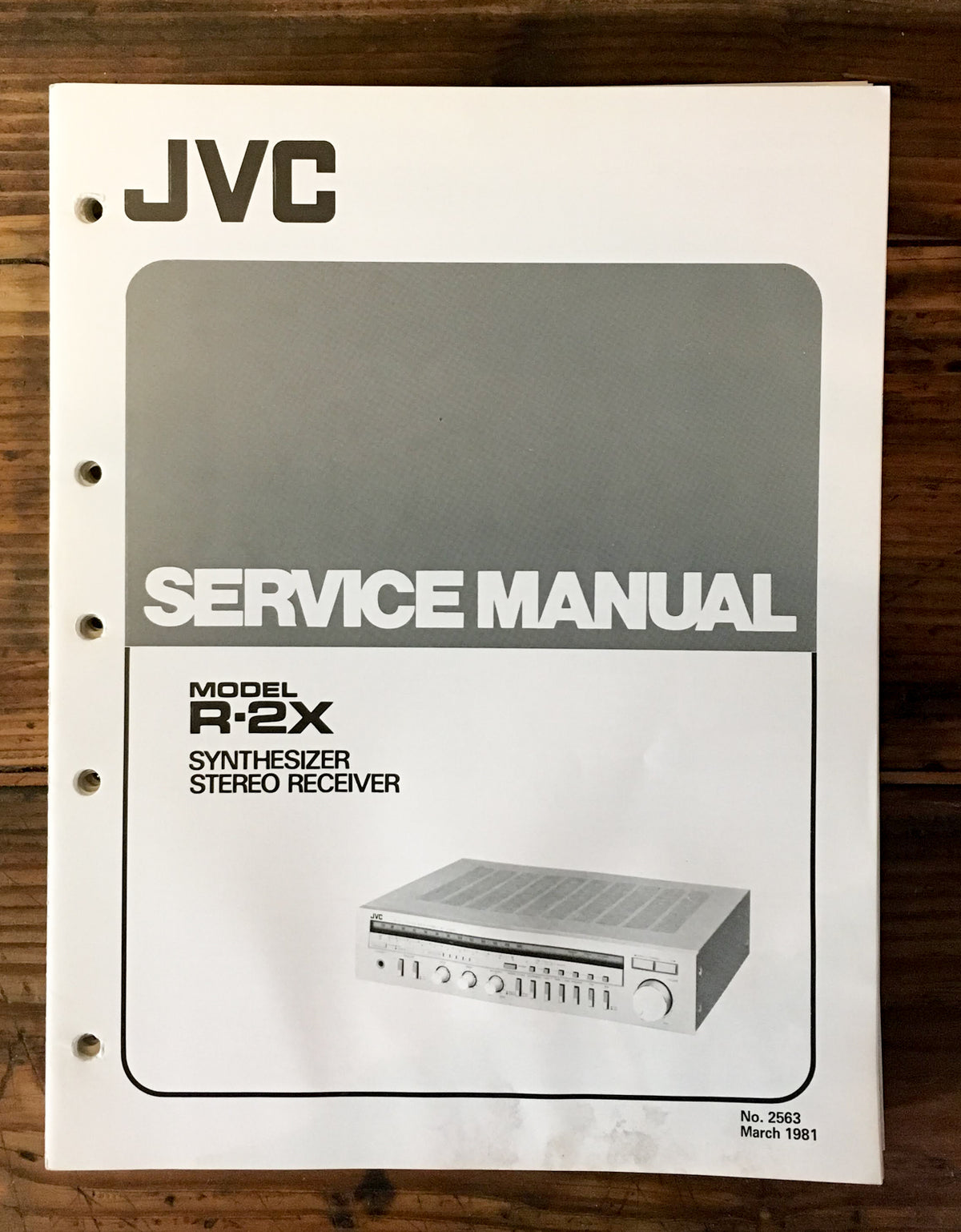 JVC R-2 X / R-2X Receiver Service Manual *Original*