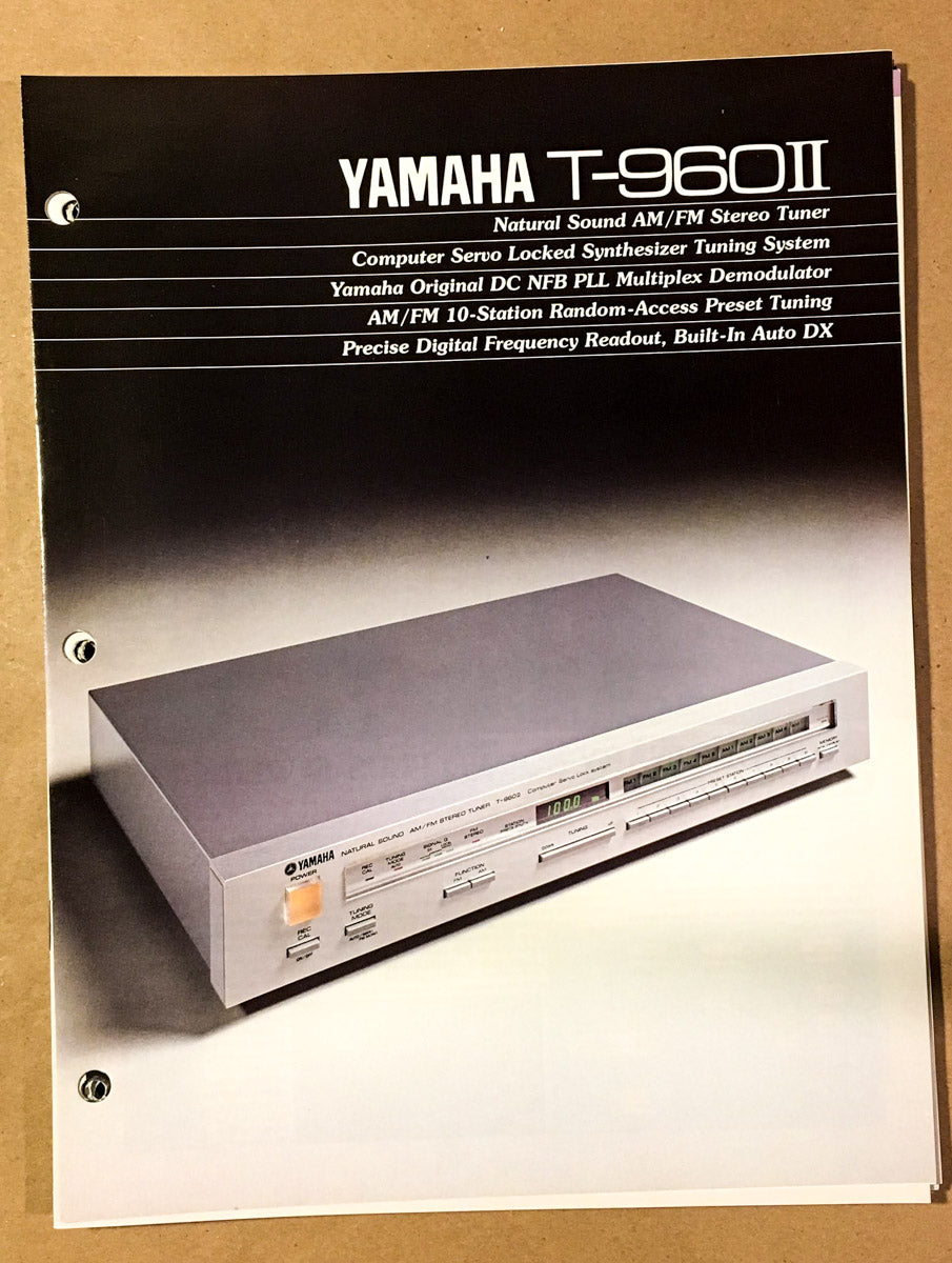 Yamaha T-960 II Tuner Dealer Brochure *Original*