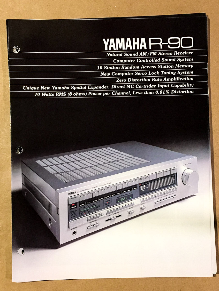 Yamaha R-90 Receiver Dealer Brochure *Original*