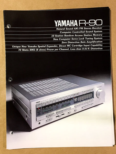 Yamaha R-90 Receiver  Dealer Brochure *Original*