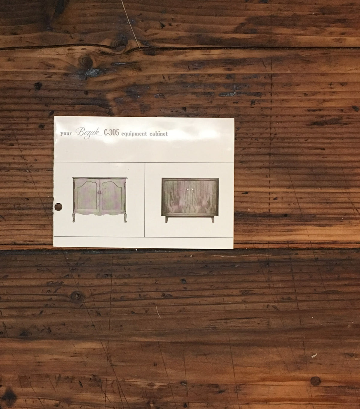 Bozak Model C-305 C305 Speaker Owners / User Manual *Original*