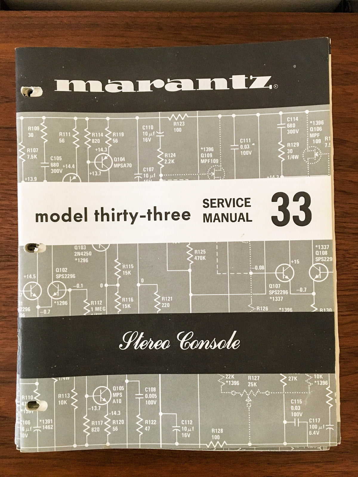 Marantz Model 33 Preamp / Preamplifier Service Manual *Original*