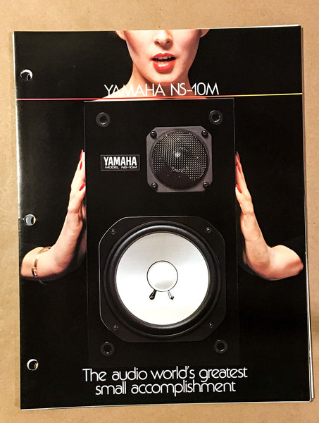 Yamaha NS-10M Speaker  Dealer Brochure *Original*
