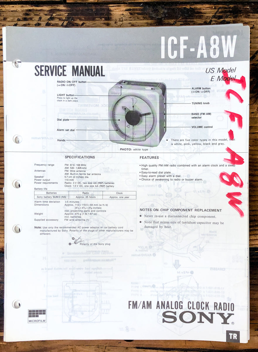 Radio Service Manual *Original* – Vintage Audio Store - Vintage Service ...